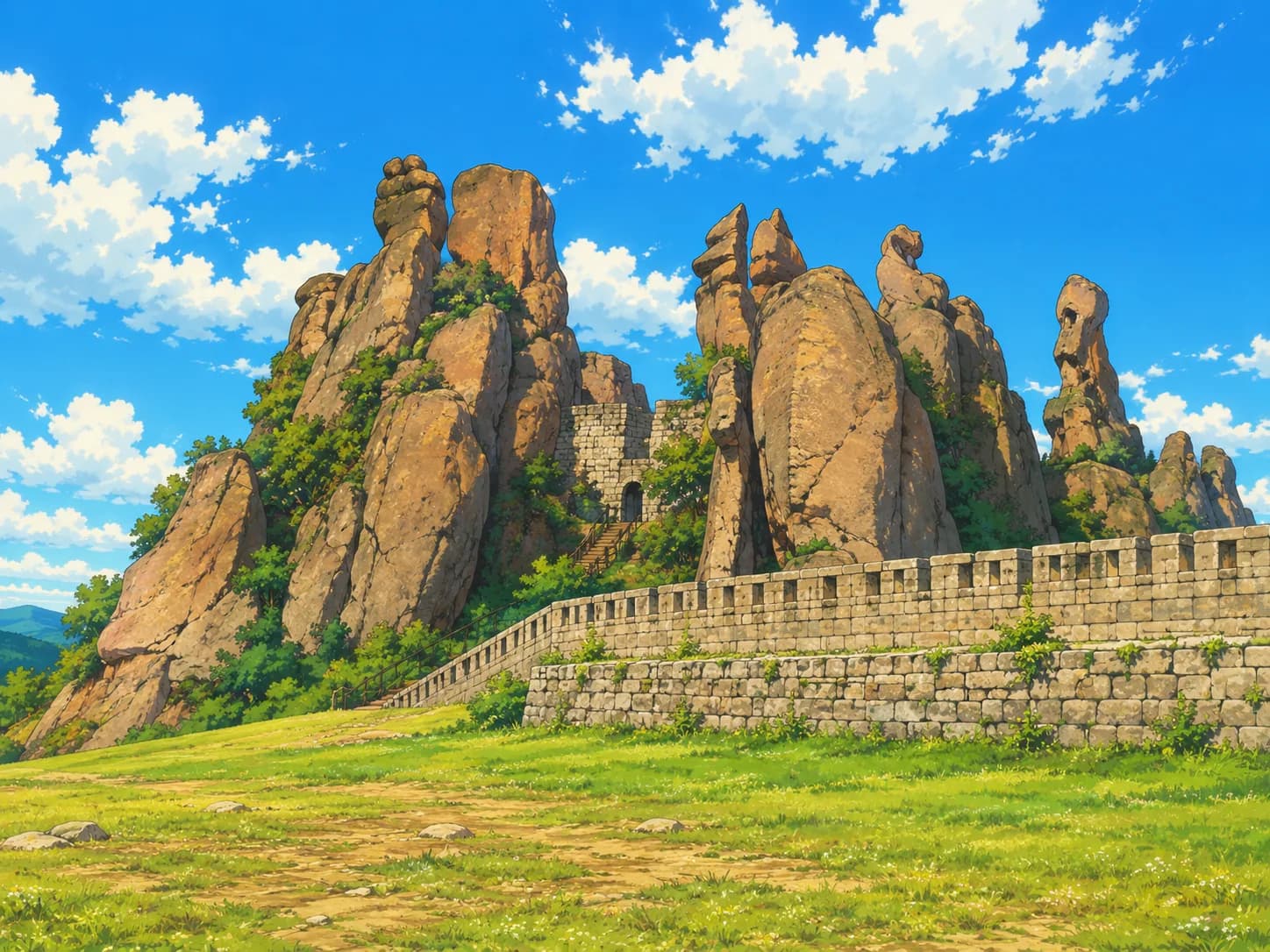 Belogradchik Rocks and fortress in northwest Bulgaria